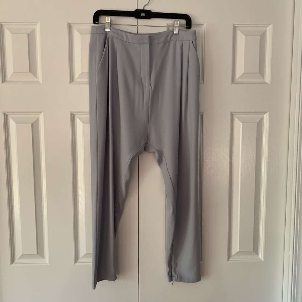 Grey Drop Crotch Pants